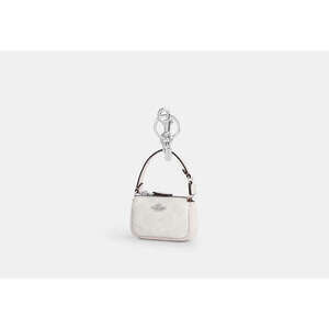 Coach Mini Nolita Bag Charm In Signature Canvas NWT
